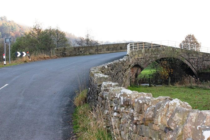 Approaching Langden Brook Bridge from Dunsop Bridge