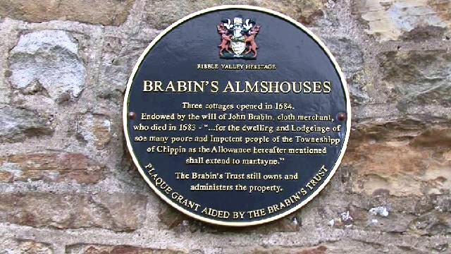 Brabin's Almhouses Plaque