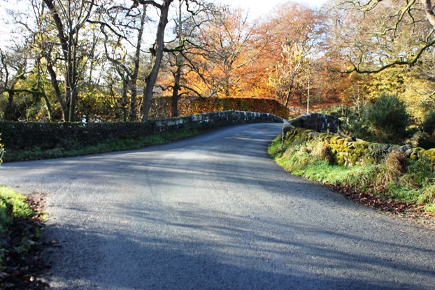 Stoops Bridge approaching Abbeystead Village